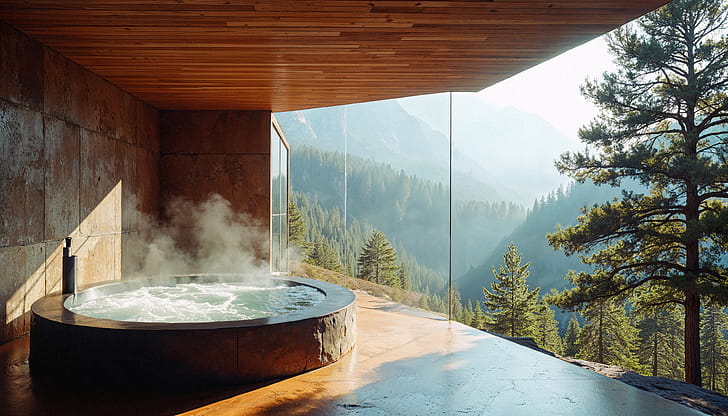 bathroom wallpaper