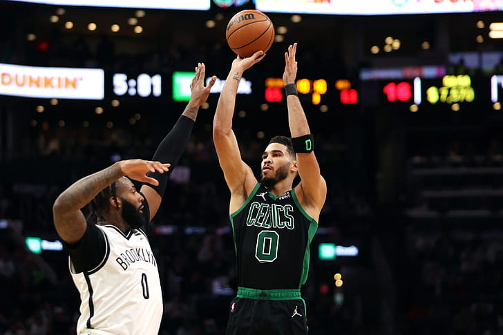 Nets vs Celtics, Jayson Tatum wallpaper