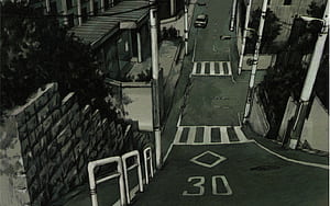 Drawing,  , Road wallpaper