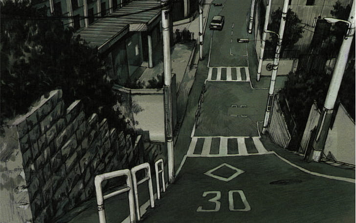 Drawing,  , Road wallpaper
