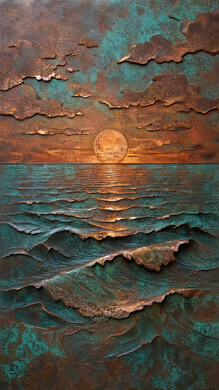 Ocean, Wave phone wallpaper