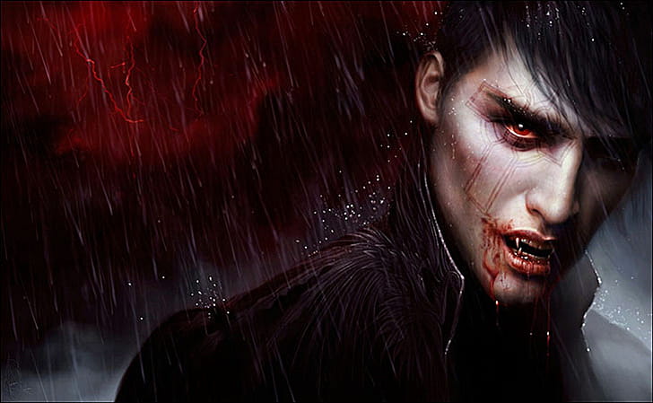 Amazing vampire , wallpaper