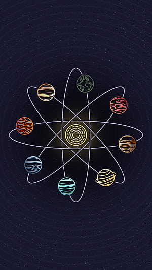 Artwork, Solar System phone wallpaper