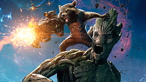 Groot and Rocket, Groot wallpaper