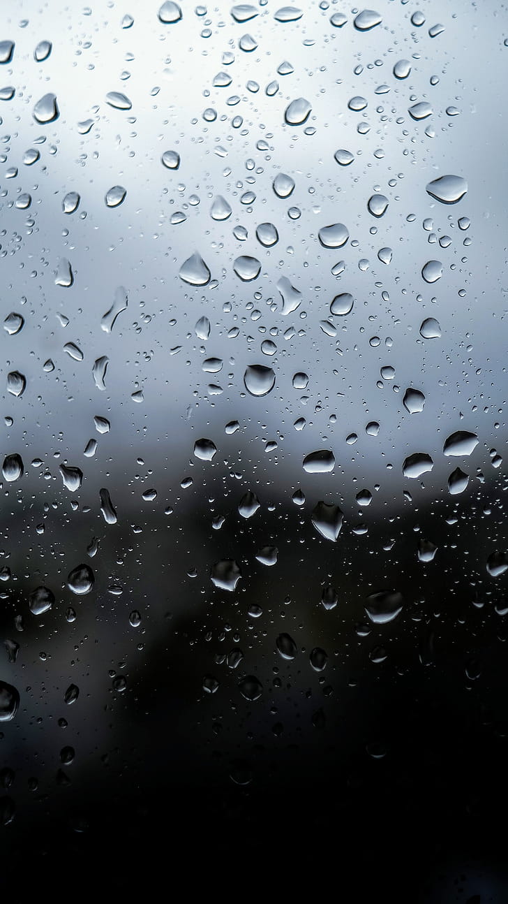 graphy, raindrops phone wallpaper