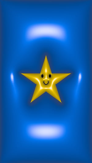 3d Star, space phone wallpaper