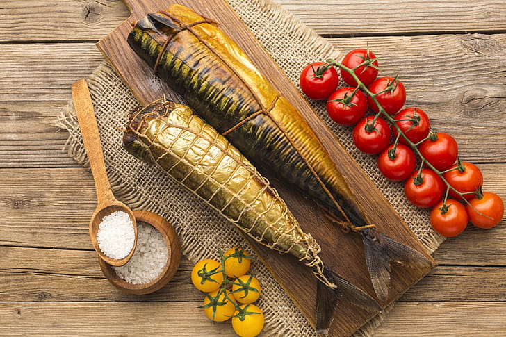 food, fish wallpaper