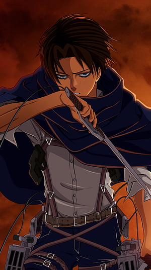 Levi Ackerman,  , iPhone , Mobile phone wallpaper