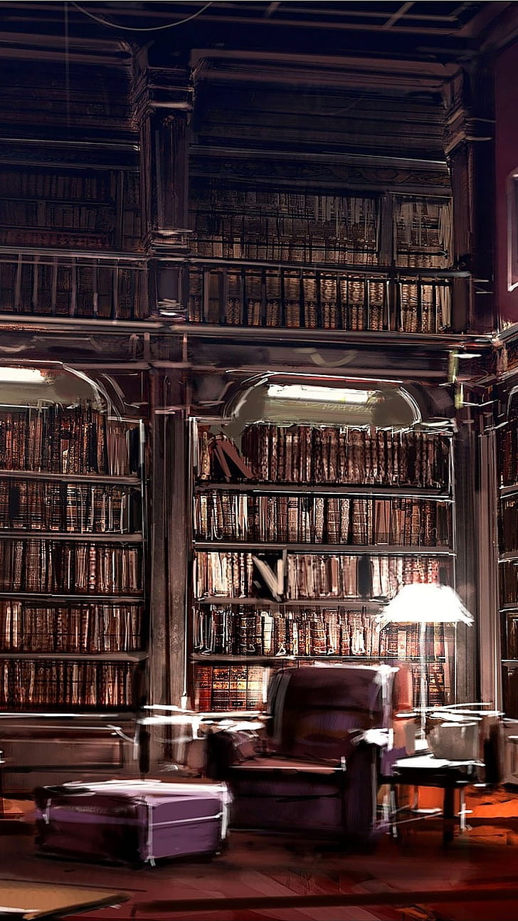 Library, , Backgrounds, Knowledge phone wallpaper