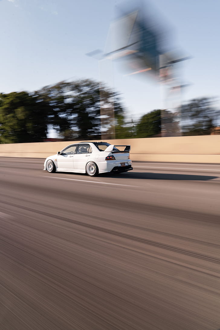 Mitsubishi Lancer Evolution IX phone wallpaper