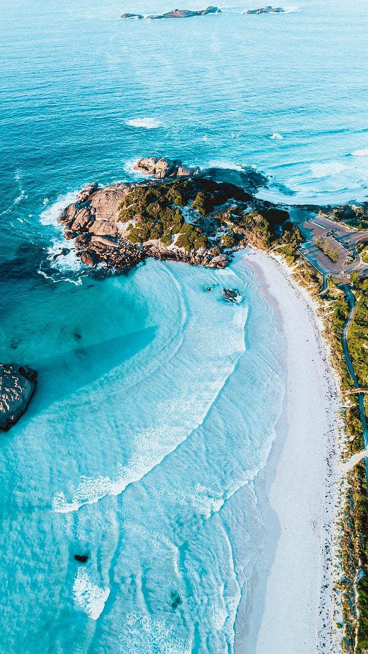 Twilight Beach, Australia phone wallpaper