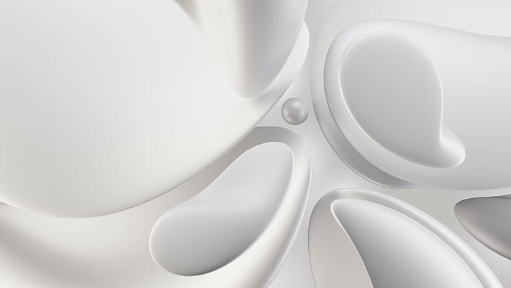 Abstract, white wallpaper