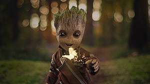 Baby Groot, , iPhone, Android wallpaper