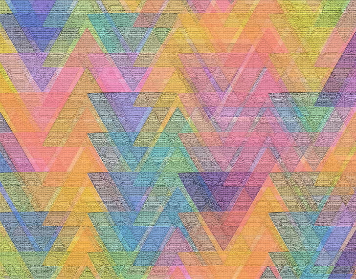 Triangle Pattern Mosaic Shape Square Abstract, abstract, triangle, shape wallpaper