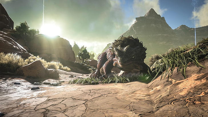 ARK: Survival Evolved, Nintendo Switch version, Code in a box, Technological advancement wallpaper