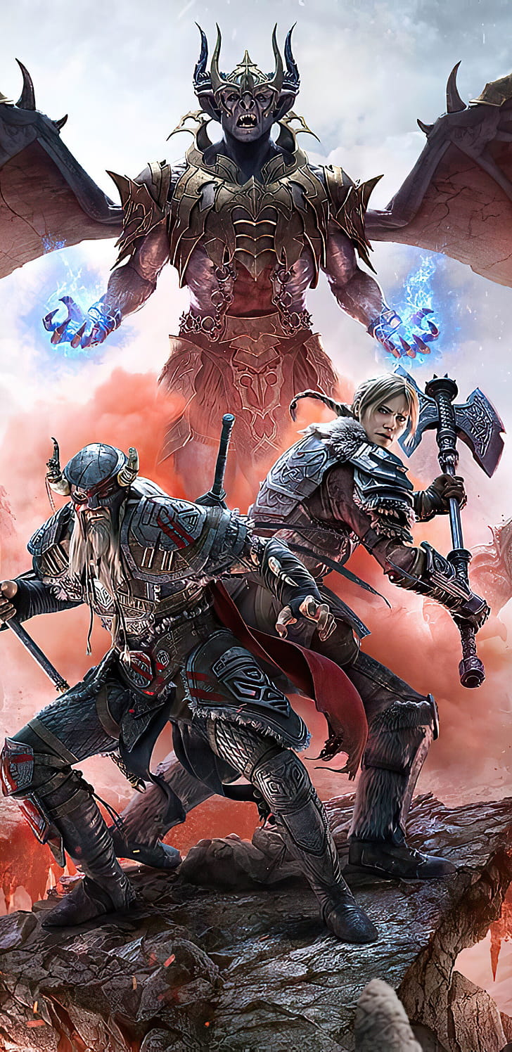The Elder Scrolls gaming, Elder Scrolls Online phone wallpaper