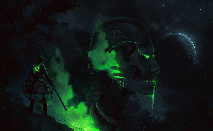 Attack on Titan - Green wallpaper