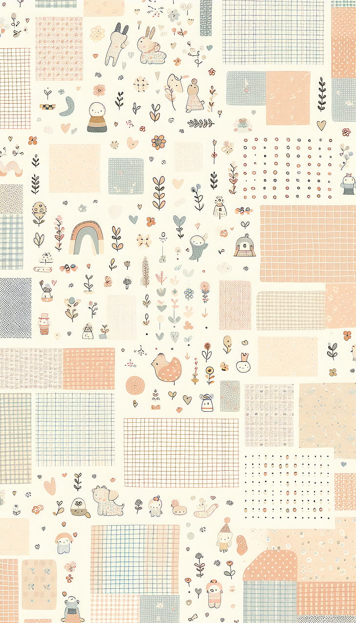 Cozy Patterns Mobile, Cozy phone wallpaper