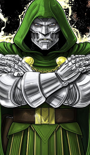 Artwork, Dr. Doom phone wallpaper
