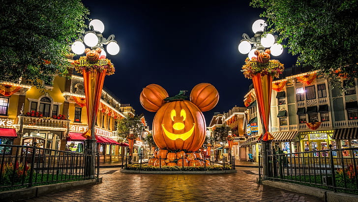 Disneyland, Halloween wallpaper