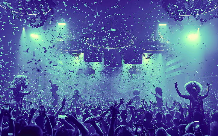 Confetti, Discotheque wallpaper