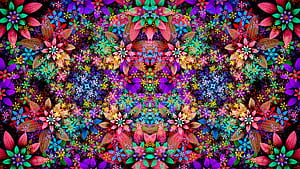 Flower Patterns , abstract, pattern, digital-art, deviantart wallpaper