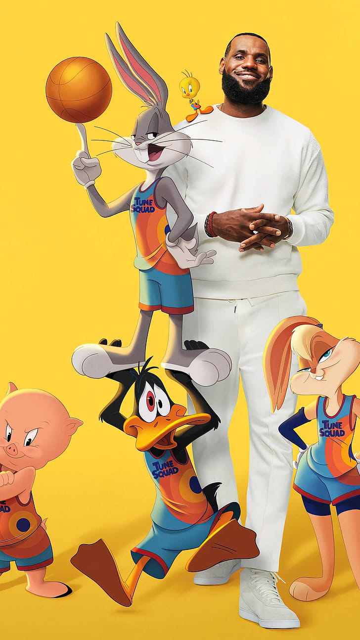 Space Jam , Vibrant visuals phone wallpaper