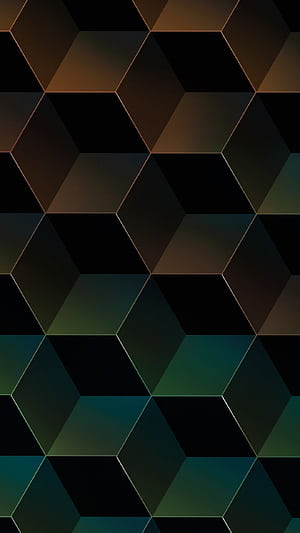 Gradient, Facets phone wallpaper