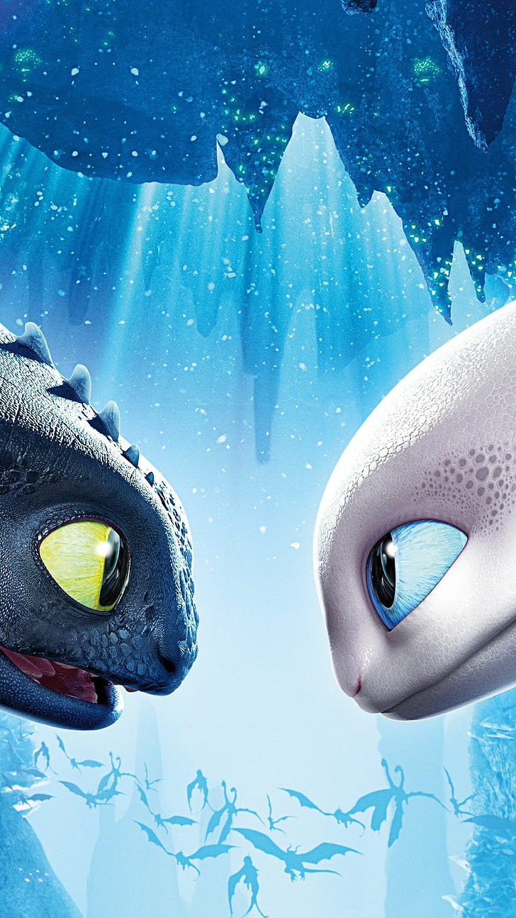 Toothless dragon phone wallpaper