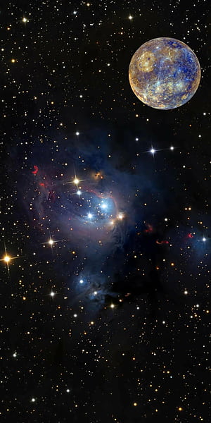 Deep Space, Mercury phone wallpaper