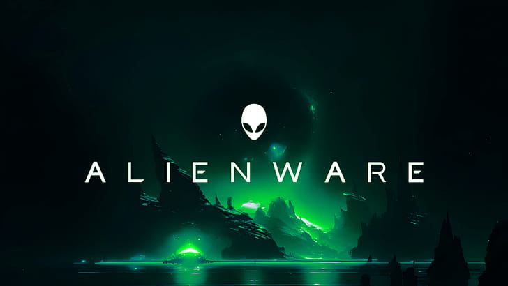 Alienware Original Green, technology, Alienware wallpaper