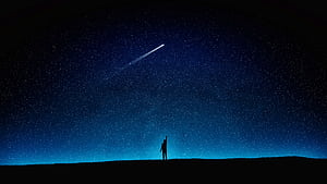 Silhouette, Comets wallpaper