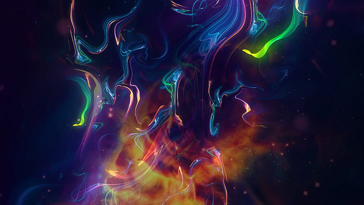 Visual Effect Abstract, abstract, digital-art, behance wallpaper