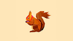 Squirrel, Facets wallpaper