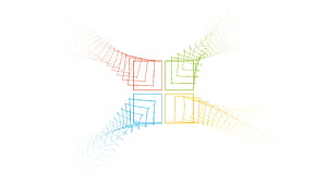 Microsoft Lines Light , windows, microsoft, computer, logo wallpaper