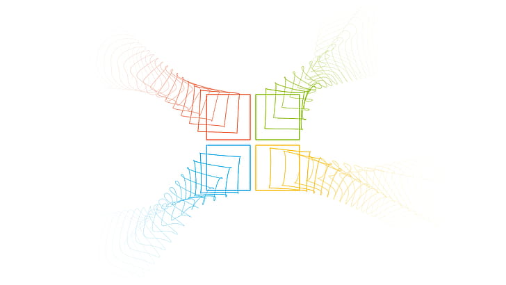 Microsoft Lines Light , windows, microsoft, computer, logo wallpaper