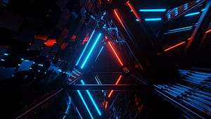 Triangular, Geometric Abstract wallpaper