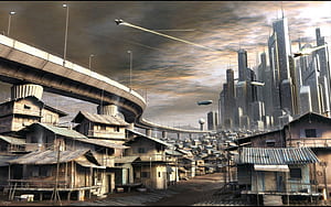 City, Sci Fi wallpaper