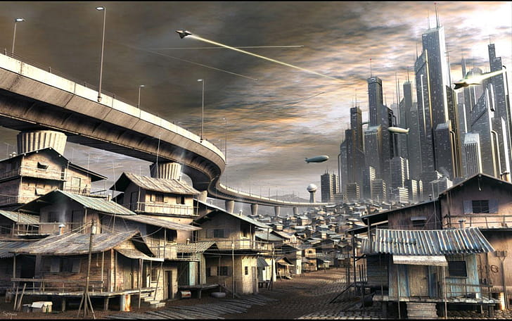 City, Sci Fi wallpaper