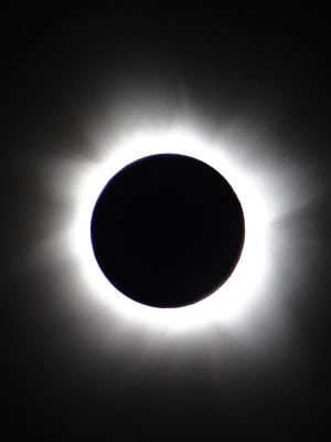 Corona, Solar Eclipse phone wallpaper