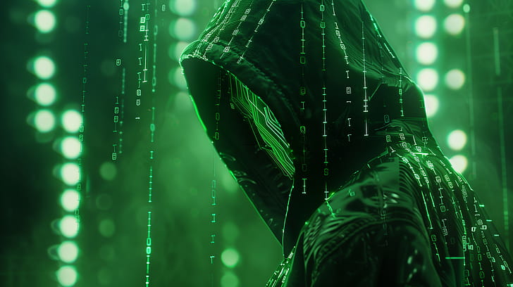 Matrix Hacker, hacker, Matrix, technology wallpaper