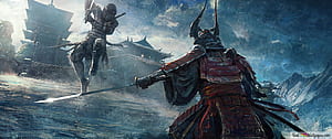 2 samurai, samurai wallpaper