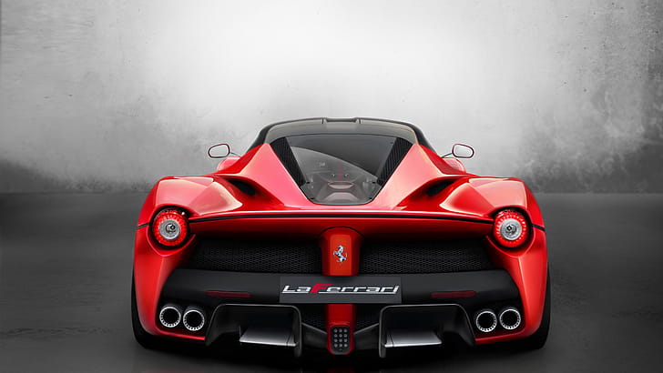 Back View, LaFerrari wallpaper