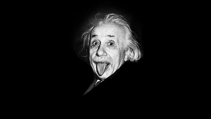 Iconic pose, Einstein wallpaper