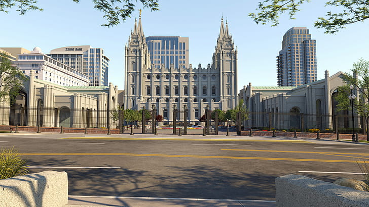 Temple renovations, Temple Square, Transformative changes, Revitalization project wallpaper