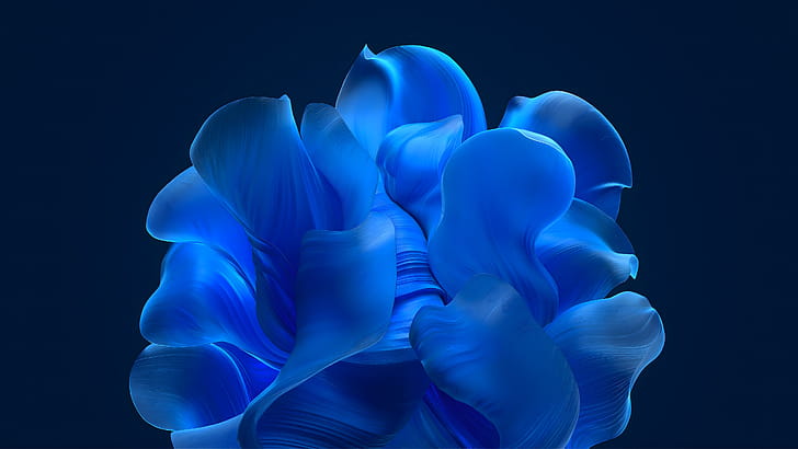 Windows Bloom - Early prototype version (Dark), Microsoft, technology, Windows 11 wallpaper