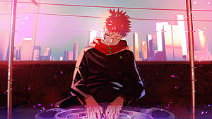 Yuji Itadori Anime Boy , yuji-itadori, anime-boy, anime, artist, artwork, digital-art wallpaper