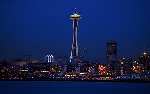 Space Needle, Computer ,  backgrounds wallpaper