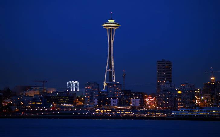 Space Needle, Computer ,  backgrounds wallpaper