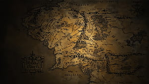 Map, Fangorn wallpaper